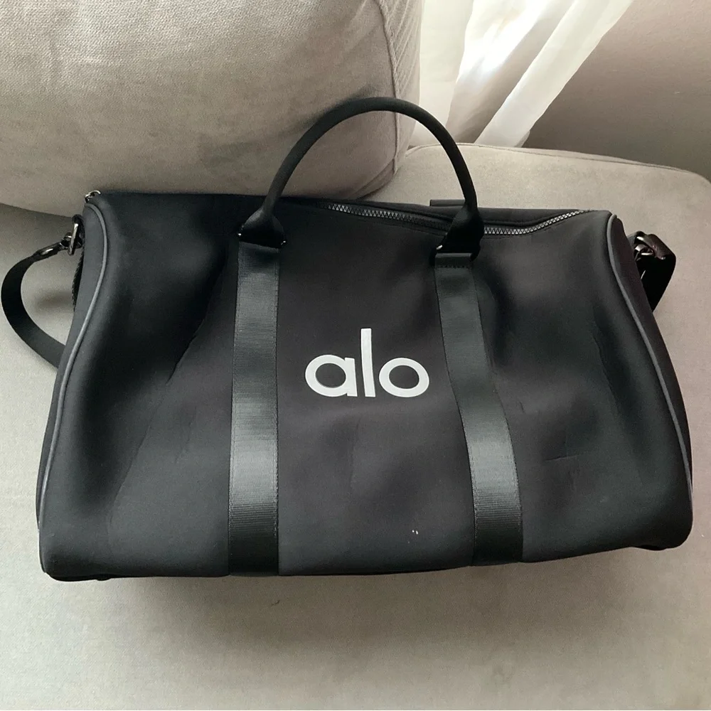 Alo Yoga Traverse Duffle Black/Silver
